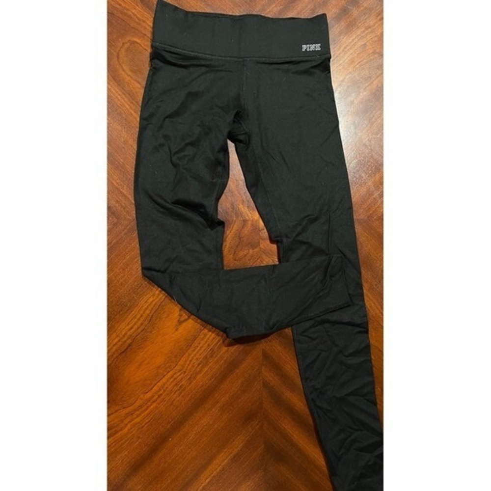PINK Victoria's Secret Ultimate Leggings XS Black High Rise Athletic Yoga‎ Gym - Picture 3 of 8